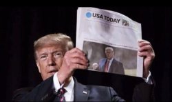 Trump News Paper Meme Template