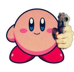 Kirby gun Meme Template