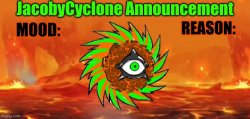 JacobyCyclone Mini Announcement Meme Template