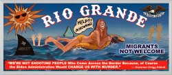 Rio Grande Jaws Billboard Texas Governor Abbott Quote Meme Meme Template