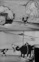 steamboat willie feeding Meme Template