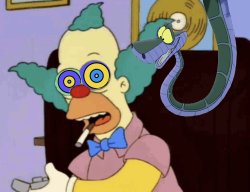 Kaa and Krusty the Clown Again Meme Template