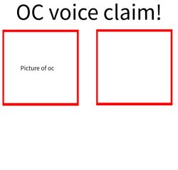 Rose/Bee's Oc voice claim challenge Meme Template