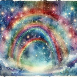 rainbows and stars Meme Template