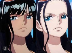 Nico Robin ( both versions ) Meme Template