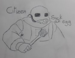 Citizen suck an egg Meme Template