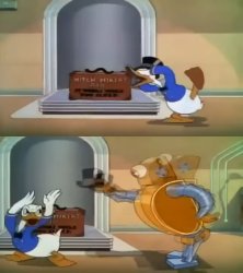 Donald Duck "Your hat, sir" Meme Template