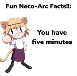 fun neco arc facts Meme Template