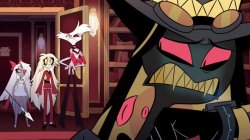 Hazbin Hotel caught Meme Template