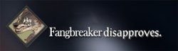 Fangbreaker Disapproves Meme Template