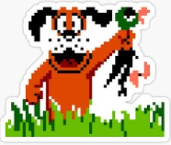 Duck Hunt dog Meme Template