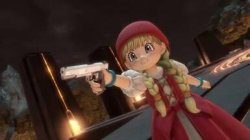 Veronica (Dragon Quest XI mod) aiming a gun Meme Template