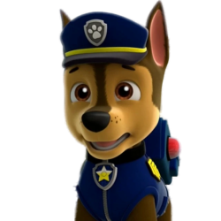 PAW Patrol: Chase Transparent Meme Template