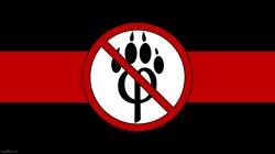 anti Furry flag Meme Template