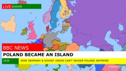 Poland Became An Island Meme Template