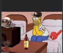 Homer 49ers Meme Template