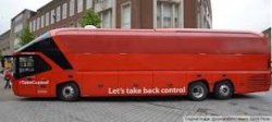 Brexit bus Meme Template