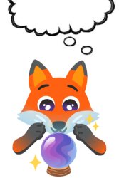 Fox glass sphere think bubble Meme Template