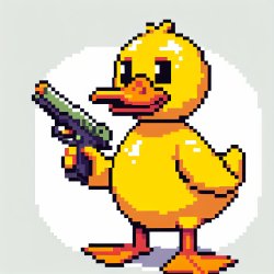 duck with gun Meme Template