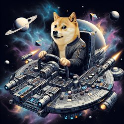 doge astronaut Meme Template