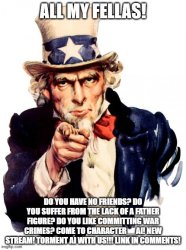 Character__AI advertisement Meme Template