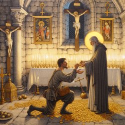 Paying For Sins to Forgive in the year 1545 Meme Template
