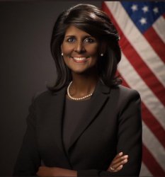 Brown Nikki Haley Meme Template