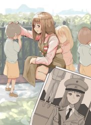 Anime Girl's Nazi Past Original Meme Template