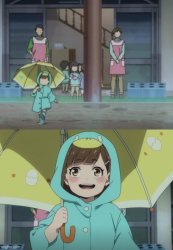 Miri in platypus rain coat Meme Template