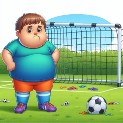 fat kid missing and easy open goal Meme Template
