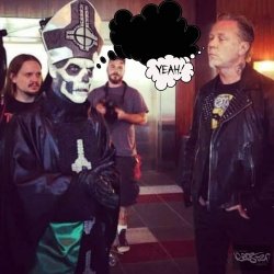 Metallica Ghost Meme Template