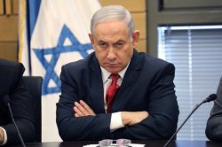 Isreal Prime minister pouting Meme Template