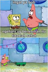 spongebob patrick halu Meme Template