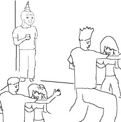 party alone Meme Template