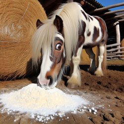 a horse sniffing ketamine Meme Template