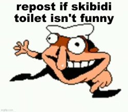 Repost If Skibidi Toilet Isn't Funny Meme Template