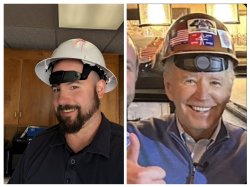 Hard hat Meme Template