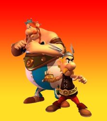 Asterix touche pas Meme Template