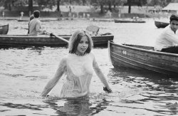 Cooling off in the Serpentine, Hyde Park, London 5JUL1969 Meme Template