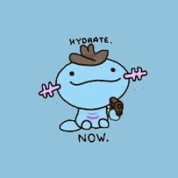 Hydrate now Meme Template