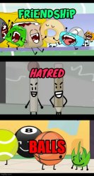 Friendship hatred and balls Meme Template