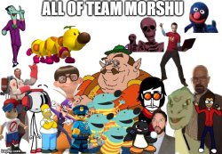 All of Team Morshu (corrected) Meme Template