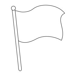 blank flag Meme Template