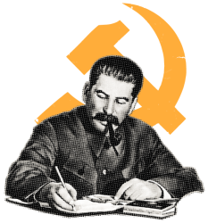 Stalin asshole Meme Template