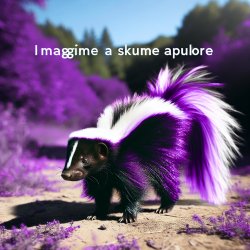 purple skunk gore Meme Template