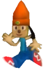 Parappa running Meme Template