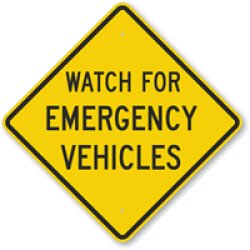 Watch for emergency vehicles Meme Template