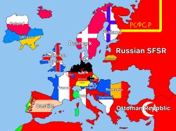A map of Europe. Meme Template