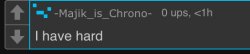 I have hard chrono Meme Template