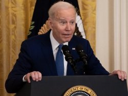 Confused Joe Biden podium Meme Template